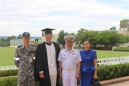 พิธีรับปริญญาบัตรในโอกาสสำเร็จการศึกษาของนักเรียนรวมเหล่าออสเตรเลีย Australian Defence Force Academy: ADFA จากมหาวิทยาลัยแห่งรัฐนิวเซาท์เวลล์ ซึ่งมีนักเรียนนายร้อย นักเรียนนายเรือ และนักเรียนนายเรืออากาศไทยเข้ารับปริญญาบัตรด้วยจำนวน ๓ นาย
